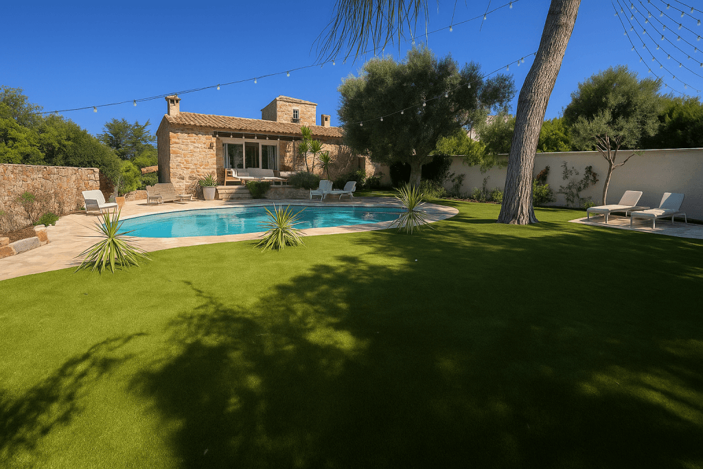 maison et jardin de la pension canine 