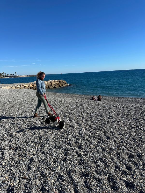 Balade sur la plage avec Pacha Balade sur la plage avec Pacha