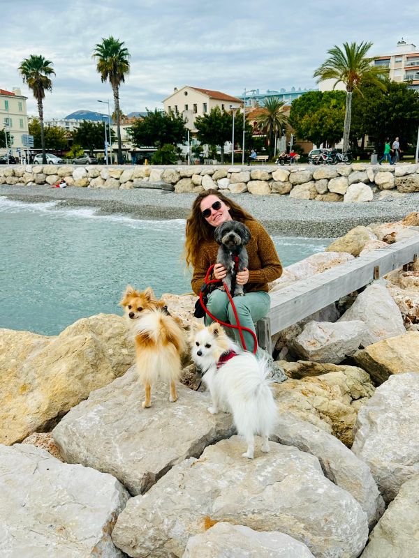 Balade sur la plage avec Grisou Balade sur la plage avec Grisou